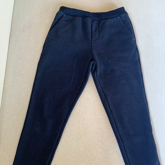 Jacadi Paris Boys’ Jogger Pants | Size 10 | Navy Blue | Lined & Adjustable Waist - Picture 1 of 4